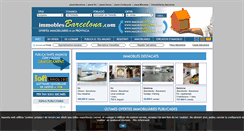 Desktop Screenshot of immoblesbarcelona.com